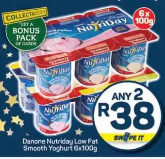 Pick n Pay Danone Nutridary Low Fat Smooth Yoghurt 6x100g offer