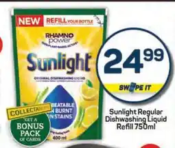 Pick n Pay Sunlight Regular Dishwashing Liquid Refill 750ml offer