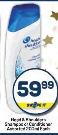 Pick n Pay HEAD & SHOULDERS Shampoo or Conditioner offer