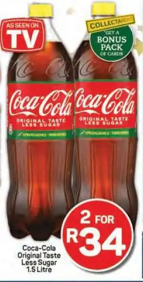 Pick n Pay Coca-Cola Original Taste Less Sugar offer