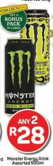 Pick n Pay Monster Energy Drink Assorted 500ml offer