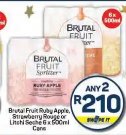 Pick n Pay Brutal Fruit Ruby Apple, Strawberry Rouge or Litchi Seche offer
