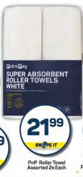 Pick n Pay PnP Roller Towel Assorted 2s Each offer