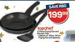 Pick n Pay topchef 2-Piece Frying Pan and Kitchen Tool offer