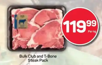 Pick n Pay Bulk Club and T-Bone Steak Pack offer
