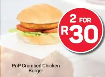 Pick n Pay PnP Crumbed Chicken Burger offer