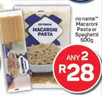 Pick n Pay no name Macaroni Pasta or Spaghetti offer