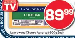 Pick n Pay Lancewood Cheese Assorted offer