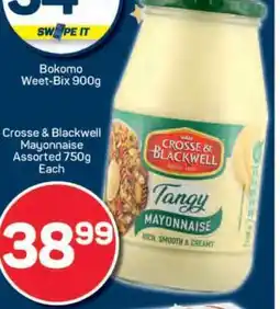 Pick n Pay Crosse & Blackwell Mayonnaise Assorted 750g offer