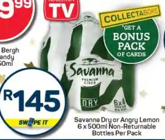 Pick n Pay Savanna Dry or Angry Lemon offer