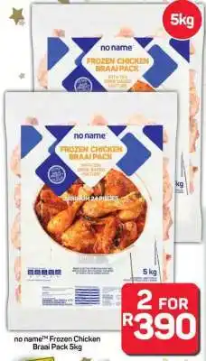 Pick n Pay Hypermarket no name Frozen Chicken Braai Pack 5kg offer