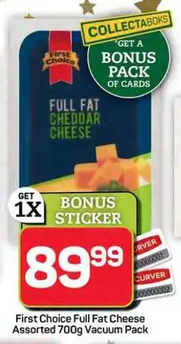 Pick n Pay Hypermarket First Choice Full Fat Cheese offer
