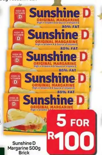 Pick n Pay Hypermarket Sunshine D Margarine offer