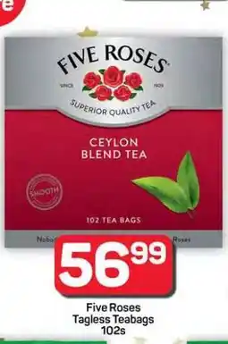 Pick n Pay Hypermarket Five Roses Tagless Teabags 102s offer