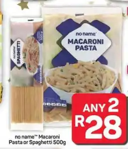 Pick n Pay Hypermarket no name Macaroni Pasta or Spaghetti 500g offer