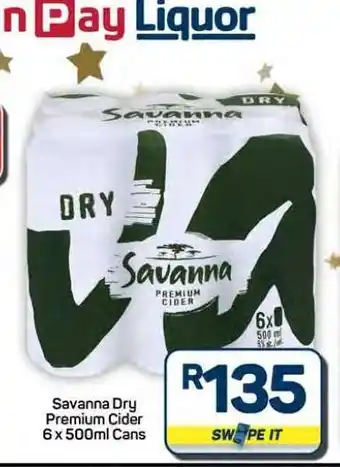 Pick n Pay Hypermarket Savanna Dry Premium Cider offer