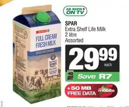 Spar SPAR Extra Shelf Life Milk offer