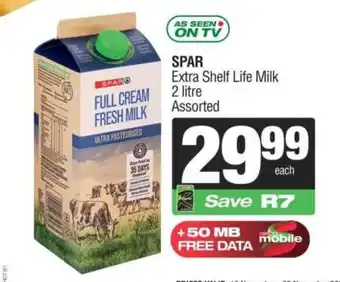 Spar SPAR Extra Shelf Life Milk offer