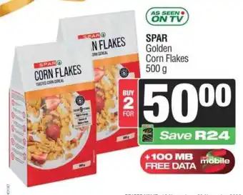 Spar SPAR Golden Corn Flakes 500 g offer