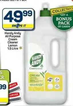 Pick n Pay Hypermarket Handy Andy All Purpose Cream Cleaner Lemon 1.5 Litre offer