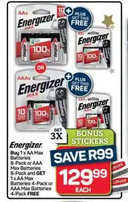 Pick n Pay Hypermarket Energizer Max Batteries offer