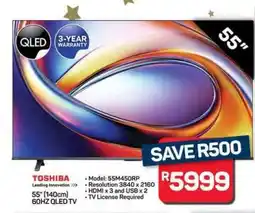 Pick n Pay Hypermarket Toshiba 55 QLED TV offer