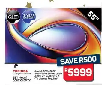 Pick n Pay Hypermarket Toshiba 55 QLED TV offer