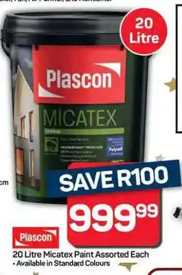 Pick n Pay Hypermarket Plascon Micatex Paint offer