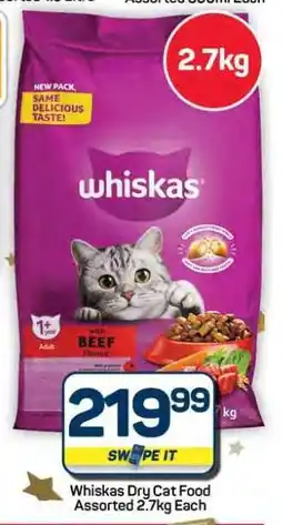 Pick n Pay Hypermarket Whiskas Dry Cat Food offer