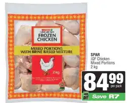 Spar SPAR IQF Chicken Mixed Portions 2 kg offer
