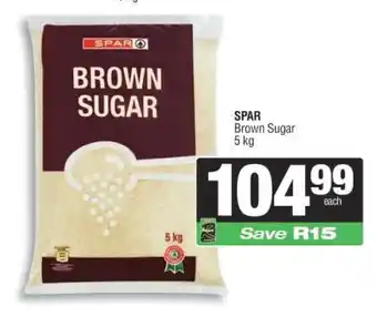 Spar SPAR Brown Sugar 5 kg offer