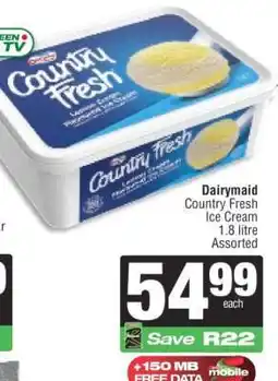 Spar Dairymaid Country Fresh Ice Cream offer