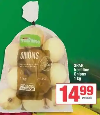 Spar SPAR freshline Onions 1 kg offer
