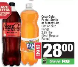 Spar Coca-Cola, Fanta, Sprite or Stoney Lite offer