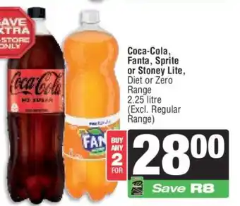 Spar Coca-Cola, Fanta, Sprite or Stoney Lite offer