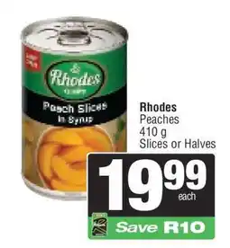 Spar Rhodes Peaches offer