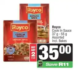 Spar ROYCO COOK-IN SAUCE offer