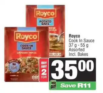 Spar ROYCO COOK-IN SAUCE offer