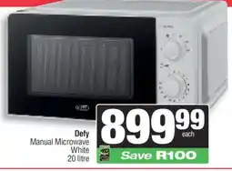 Spar Defy Manual Microwave offer