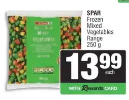 Spar SPAR Frozen Mixed Vegetables Range offer