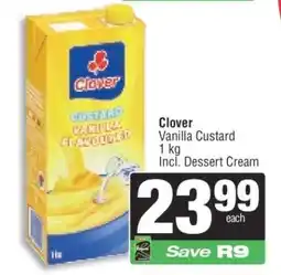 Spar Clover Vanilla Custard offer