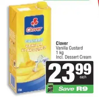 Spar Clover Vanilla Custard offer
