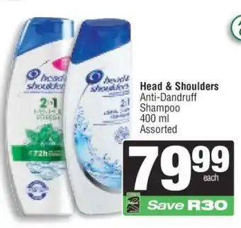 Spar Head & Shoulders Anti-Dandruff Shampoo offer