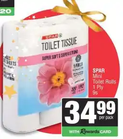 Spar SPAR Mini Toilet Rolls offer
