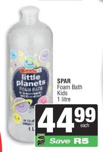 Spar SPAR Foam Bath Kids offer