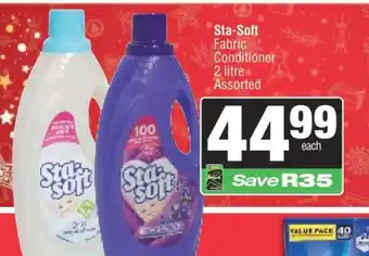 Spar STA-SOFT Fabric Conditioner offer