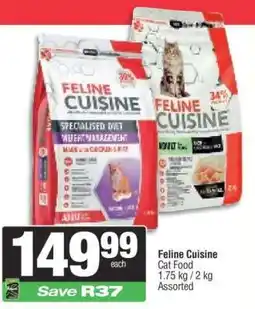 Spar Feline Cuisine offer