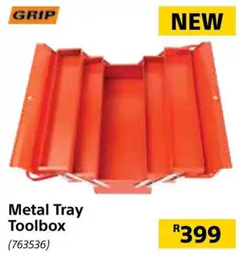Builders Warehouse Grip Metal Tray Toolbox offer