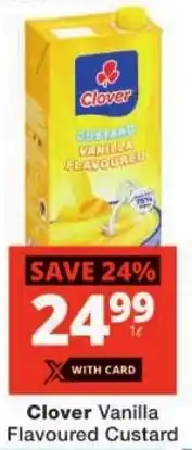 Checkers Clover Vanilla Flavoured Custard offer