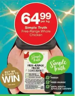 Checkers Simple Truth Free-Range Whole Chicken offer